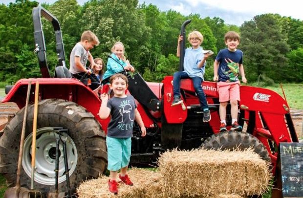 Meet Dray, Crabtree’s New Tractor on Loan for the Season from Chattanooga Tractor and Equipment