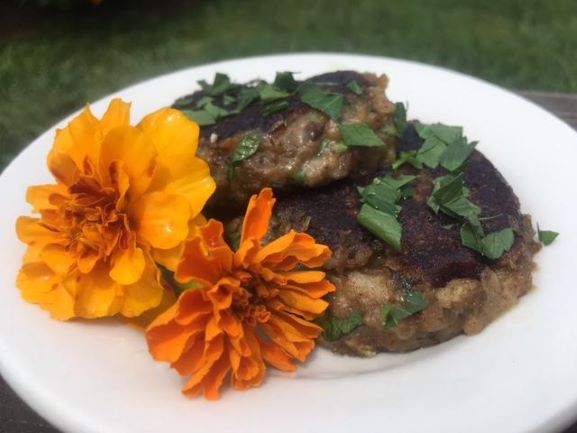 Cheesy Eggplant Patties